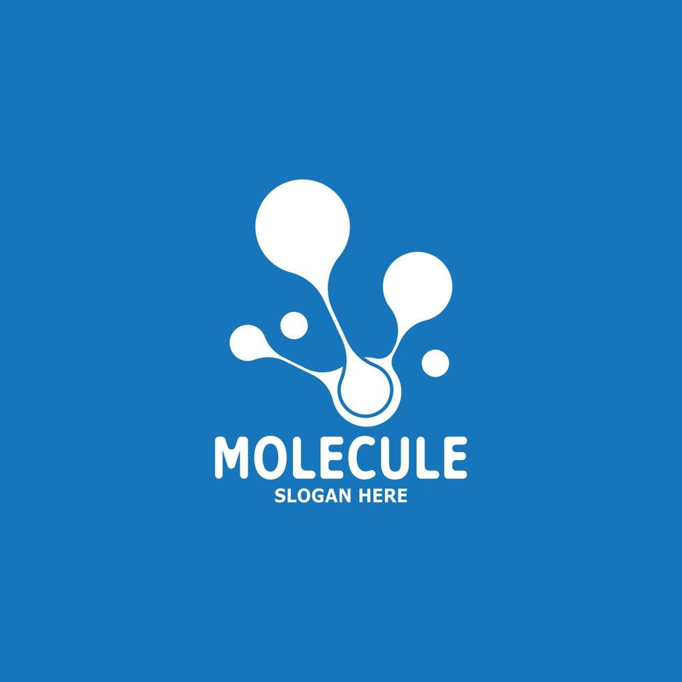 molécule logo vecteur modèle illustration