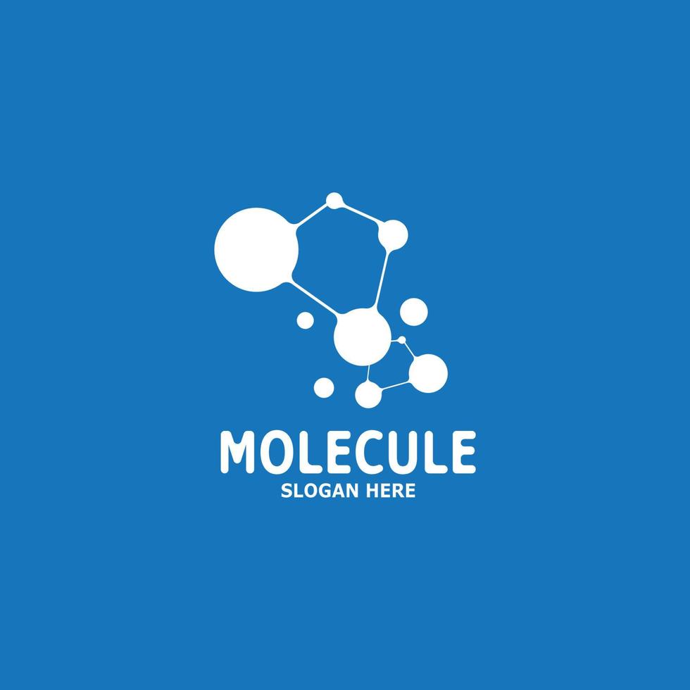 molécule logo vecteur modèle illustration