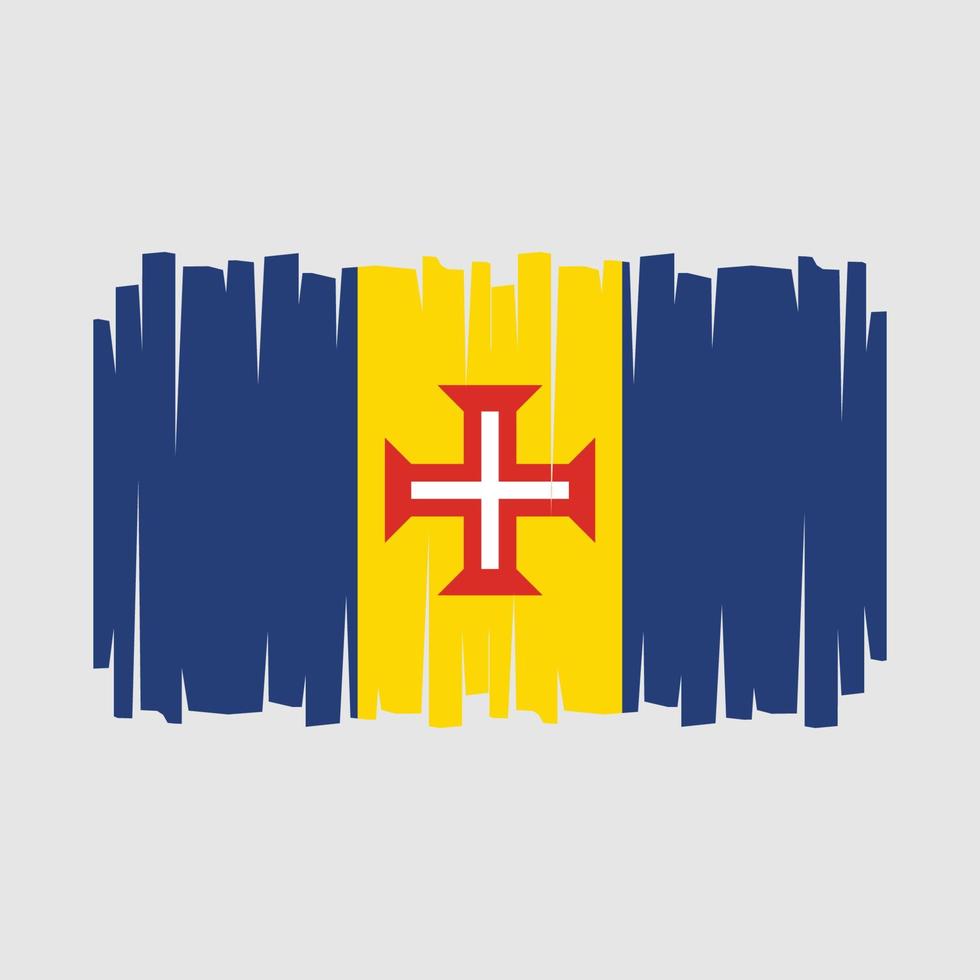 Madère drapeau vecteur