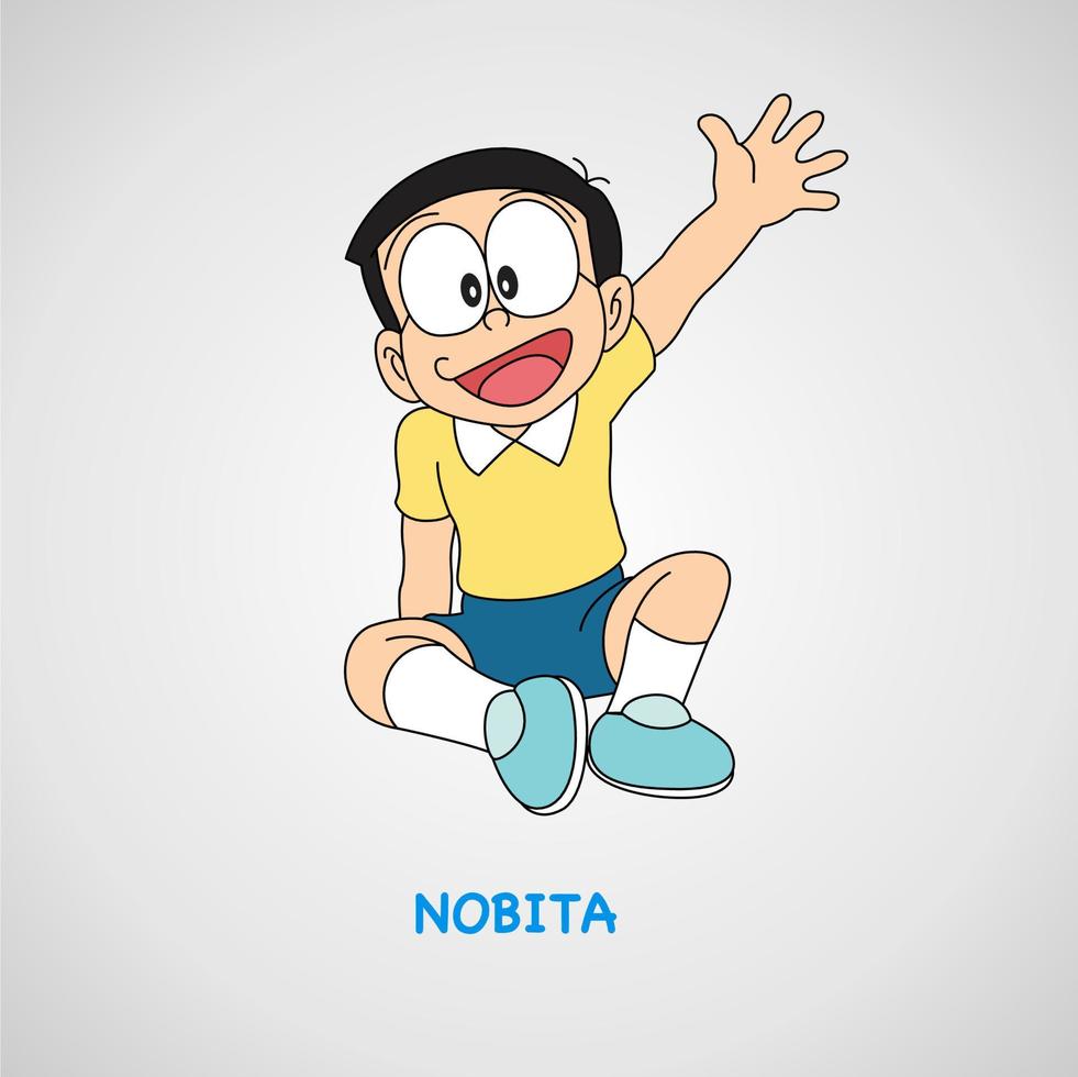 doraemon dessin animé Japonais vecteur