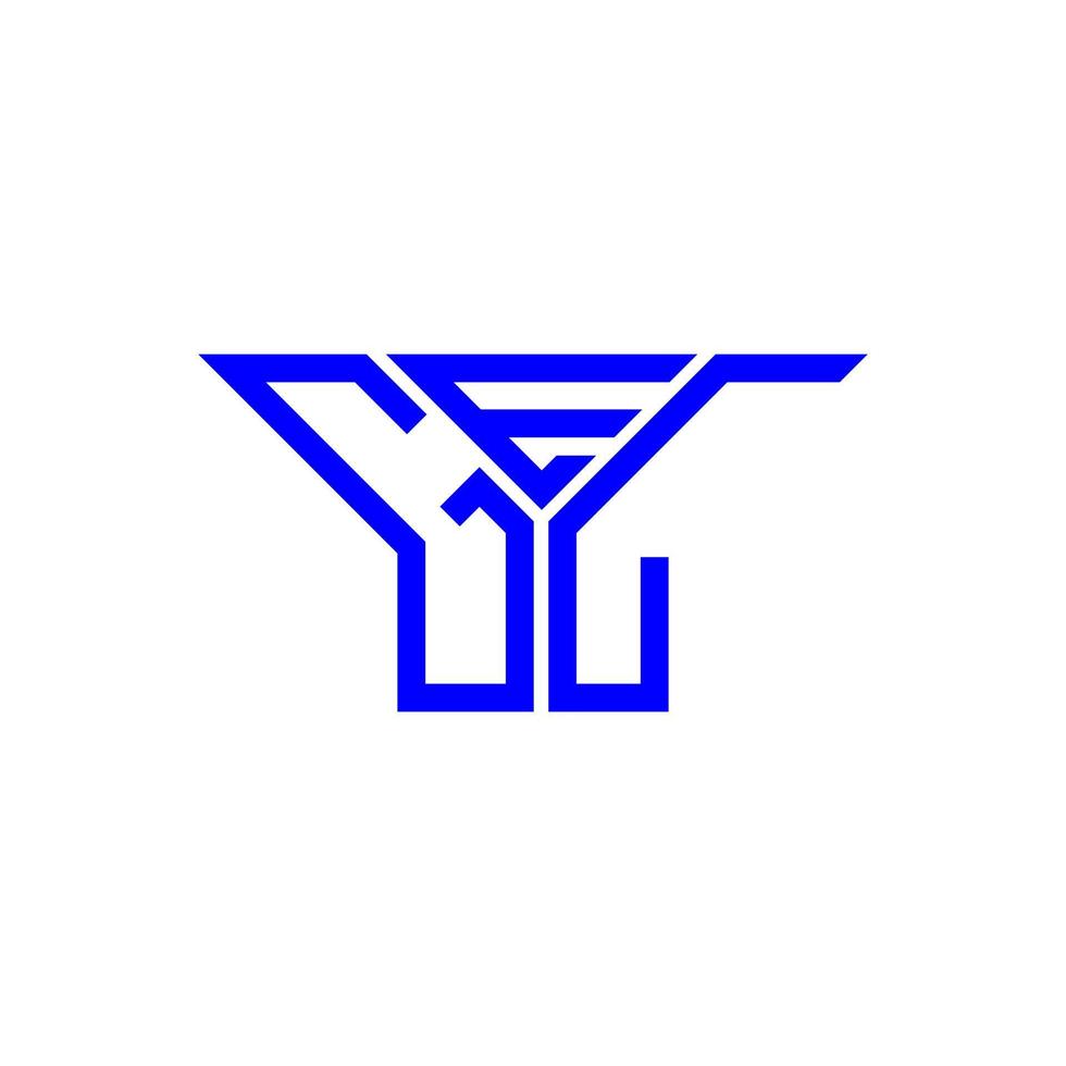 conception créative de logo de lettre de gel avec graphique vectoriel, logo simple et moderne de gel. vecteur