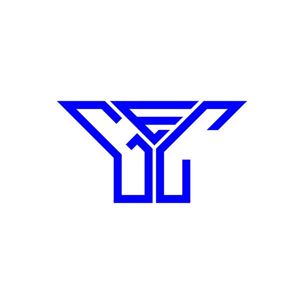 création de logo de lettre gec avec graphique vectoriel, logo gec simple et moderne. vecteur