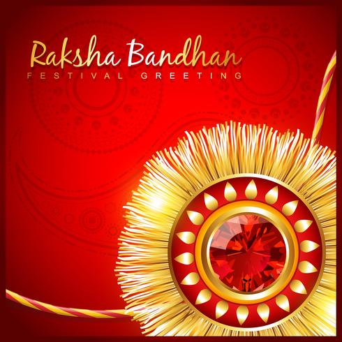 fond de festival de raksha bandhan vecteur