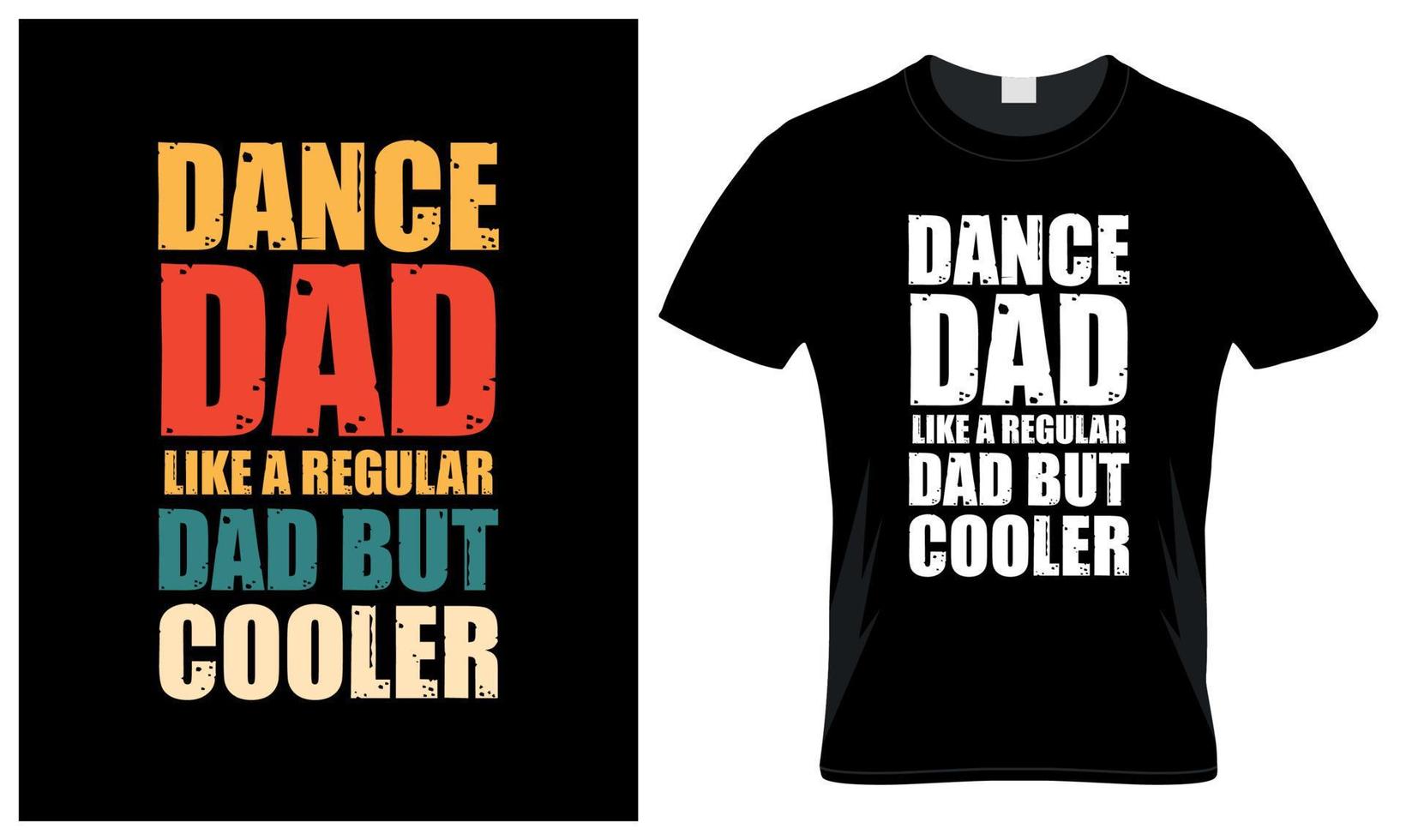 Danse papa amoureux du père journée ancien T-shirt conception vecteur