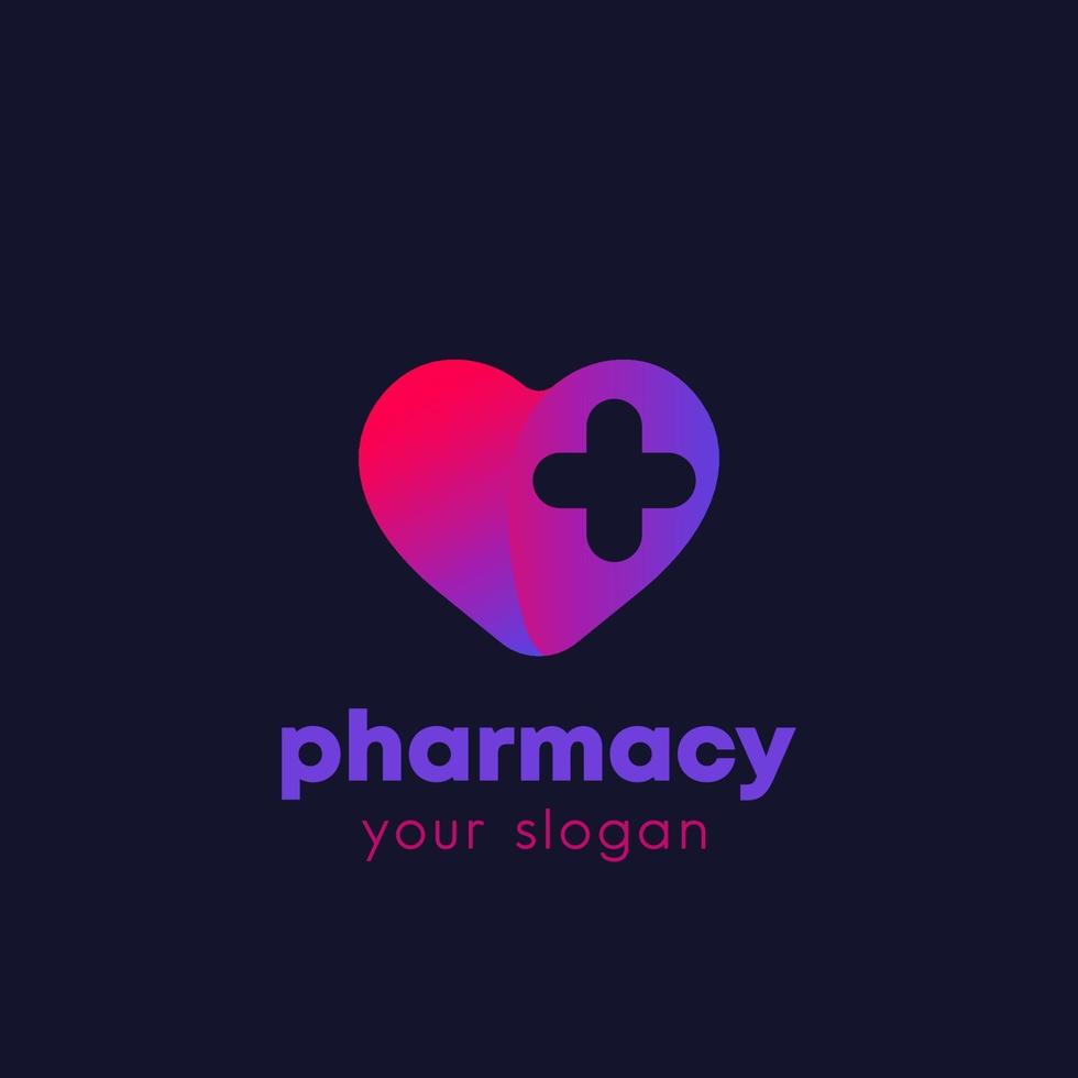 logo de la pharmacie, vecteur