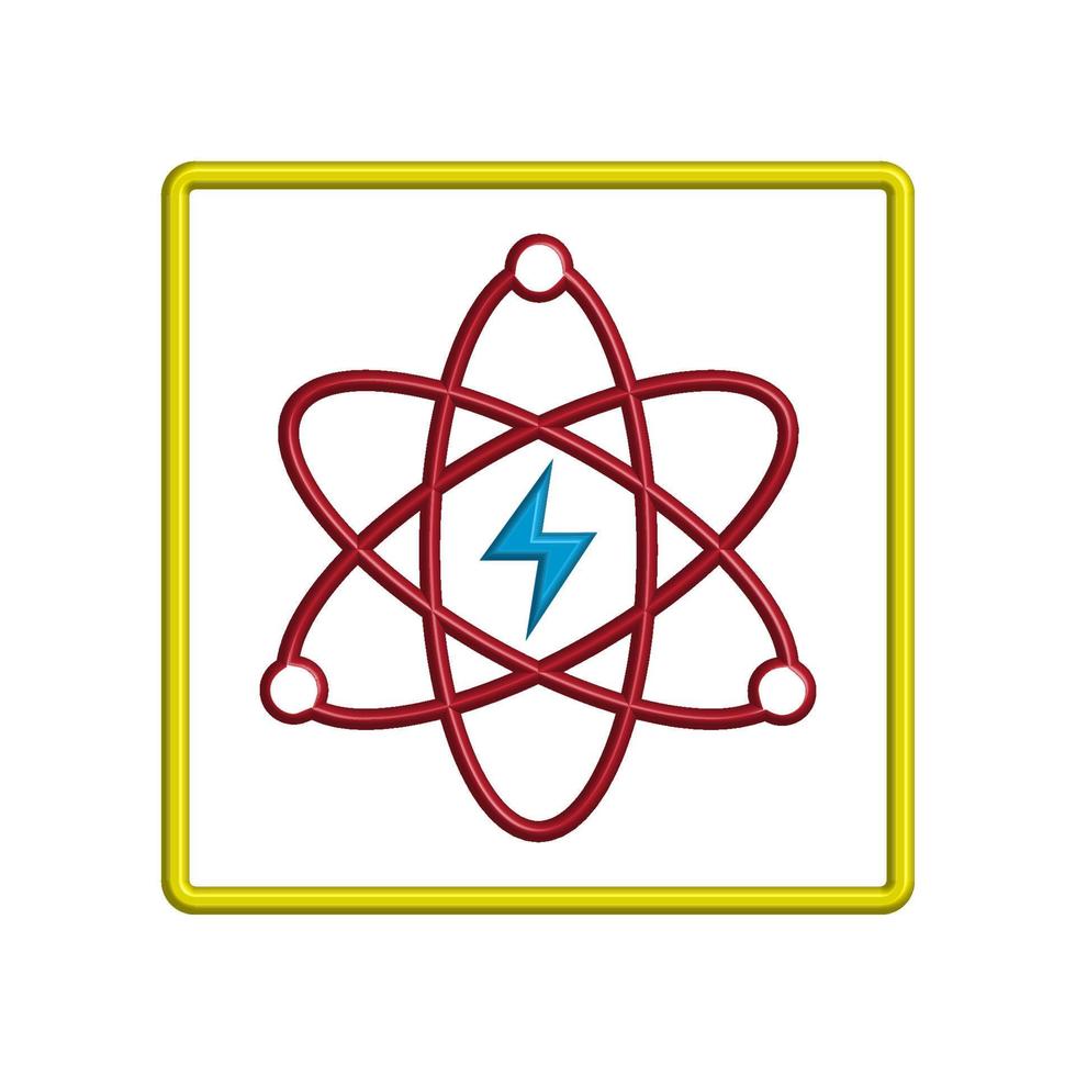 illustration vecteur graphique de atome icône