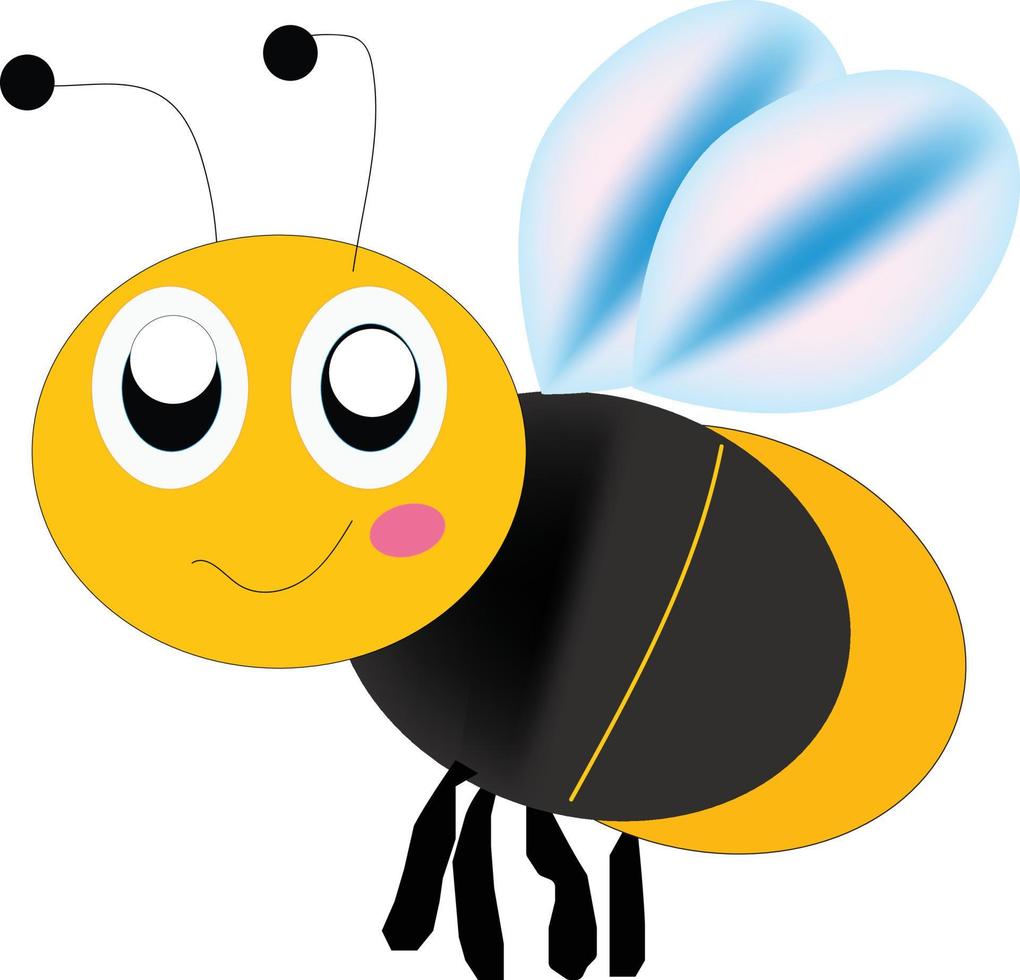 mignonne mon chéri abeille illustration Stock vecteur