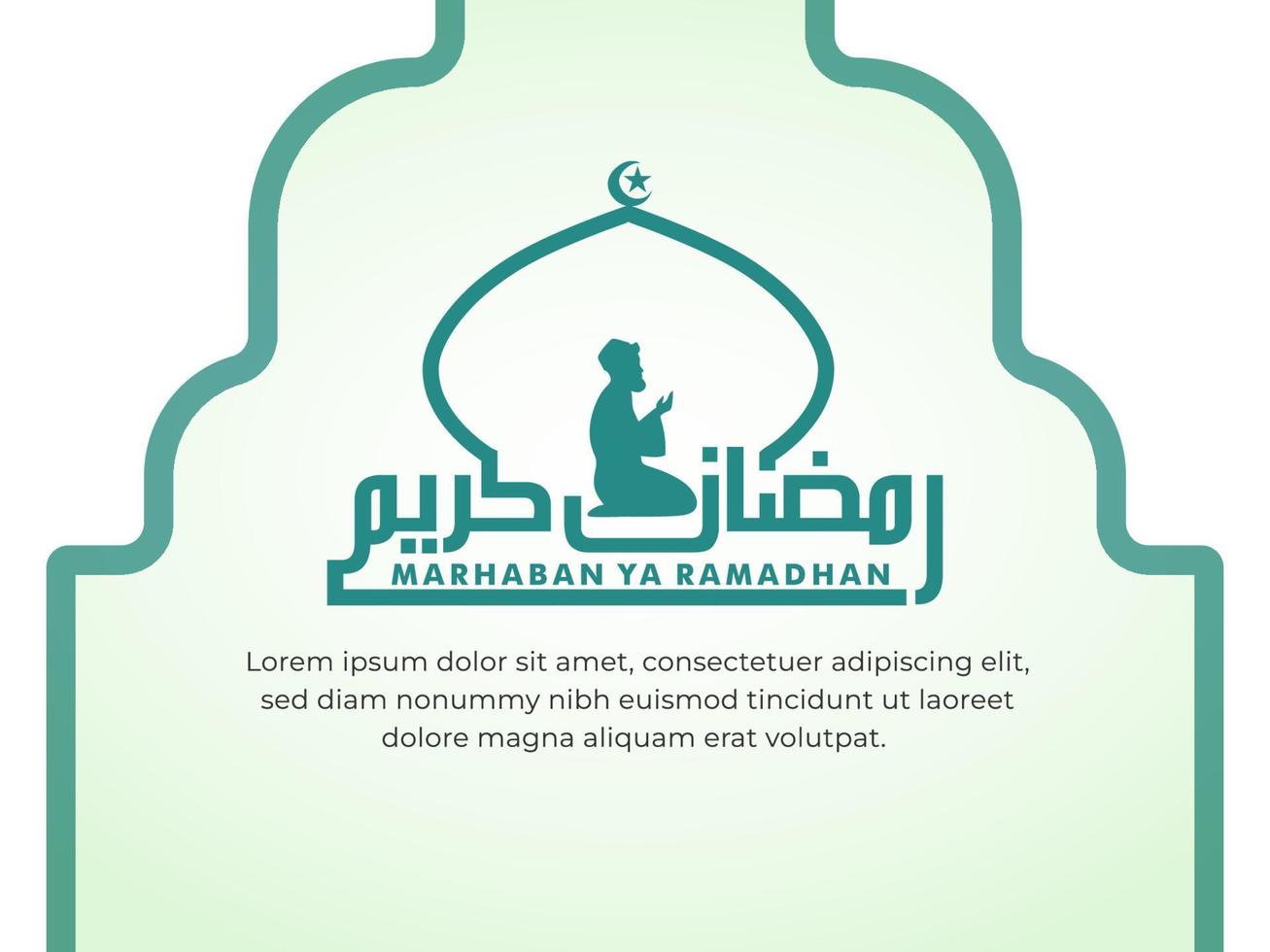 illustration de une musulman prier. les musulmans qui prier pendant Ramadan. vecteur illustration