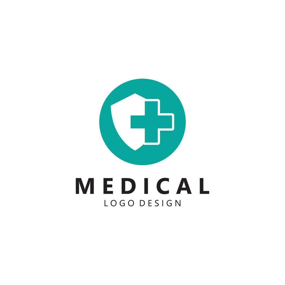 vecteur de modèle de logo médical de santé