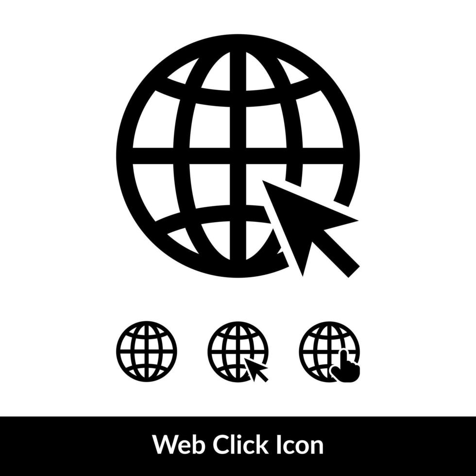 site Internet symbole. la toile icône vecteur isolé