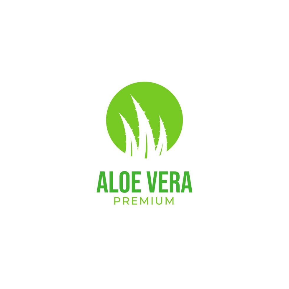 vecteur aloès Vera logo conception concept illustration idée
