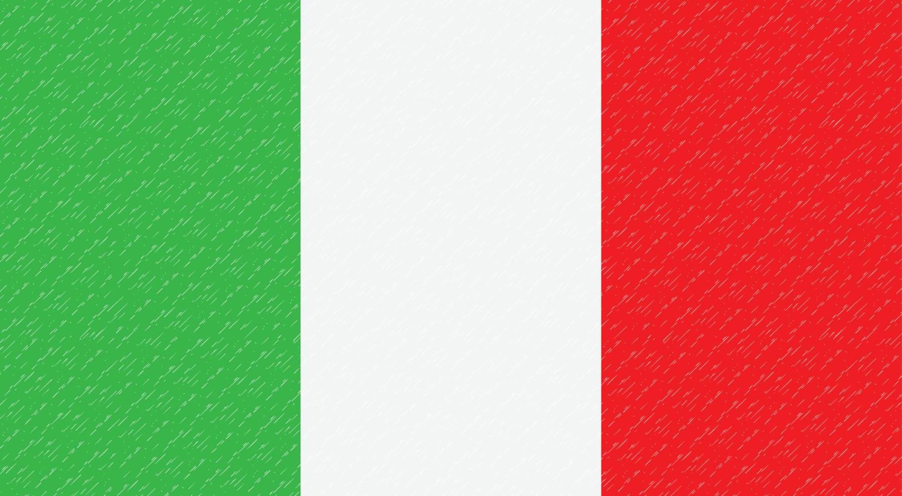 drapeau Italie icône vecteur