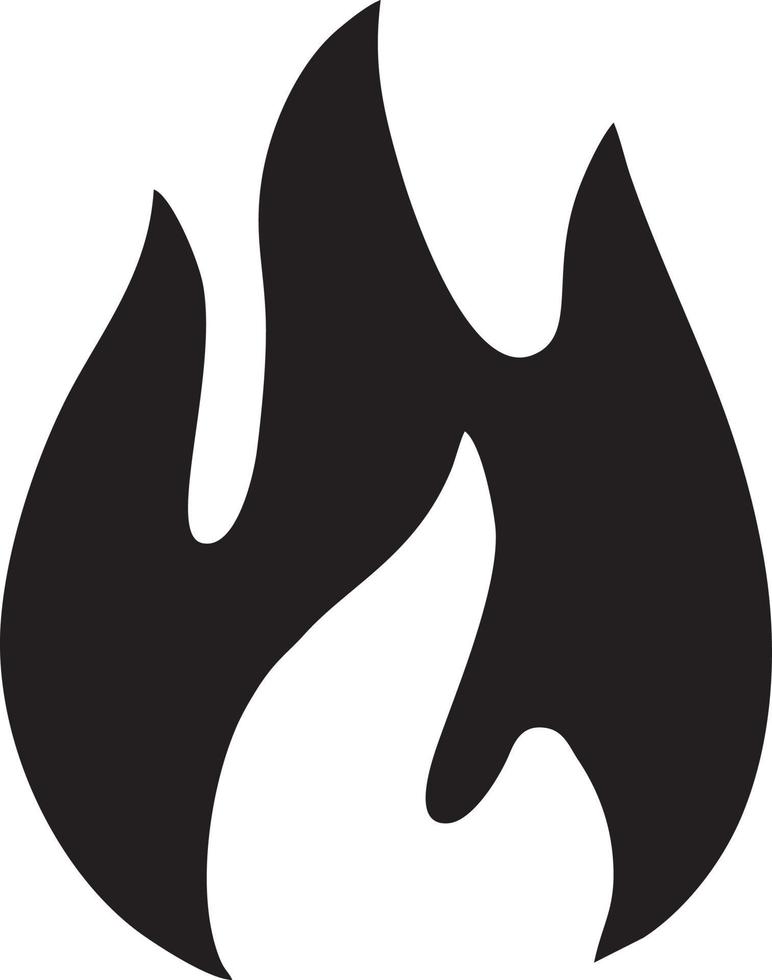 Feu chaud icône symbole image vecteur. illustration de le danger Feu brûler image conception. eps dix vecteur