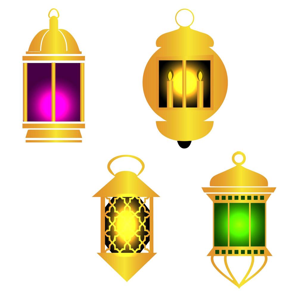 conception de vecteur de lanterne de ramadan.