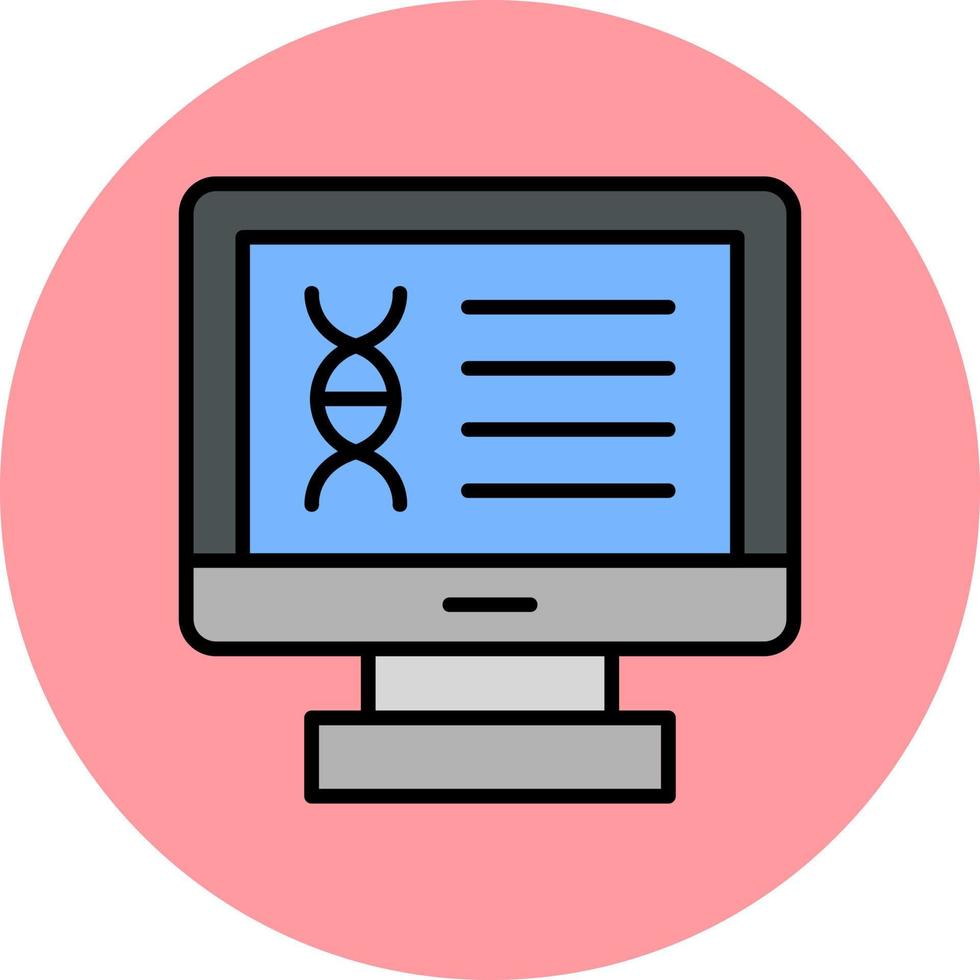 chromosome vecteur icône