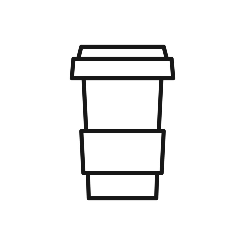 modifiable icône de café tasse, vecteur illustration isolé sur blanc Contexte. en utilisant pour présentation, site Internet ou mobile app
