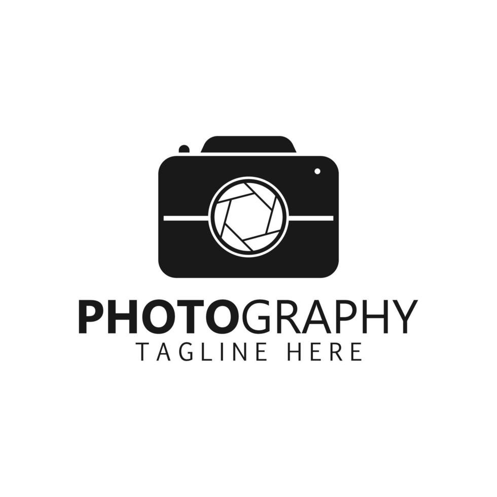 photographique caméra logo, caméra lentille, et numérique. vecteur