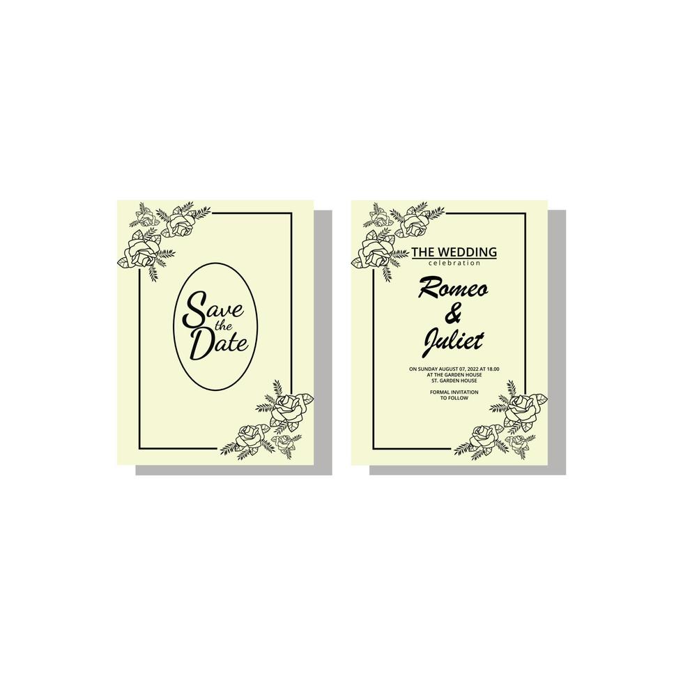 mariage carte illustration vecteur