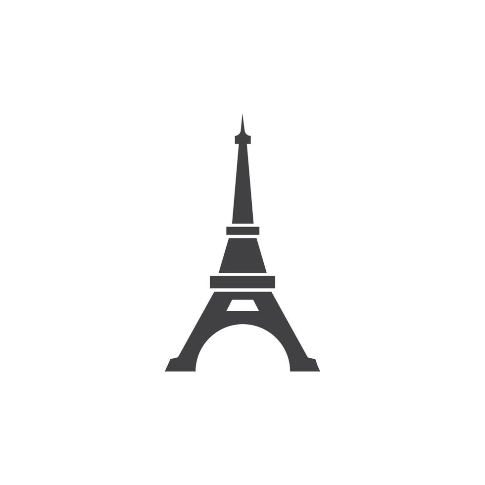 Eiffel la tour icône vecteur illustration