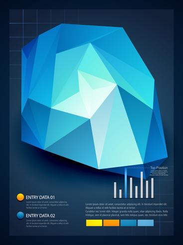 design infographique élégant vecteur