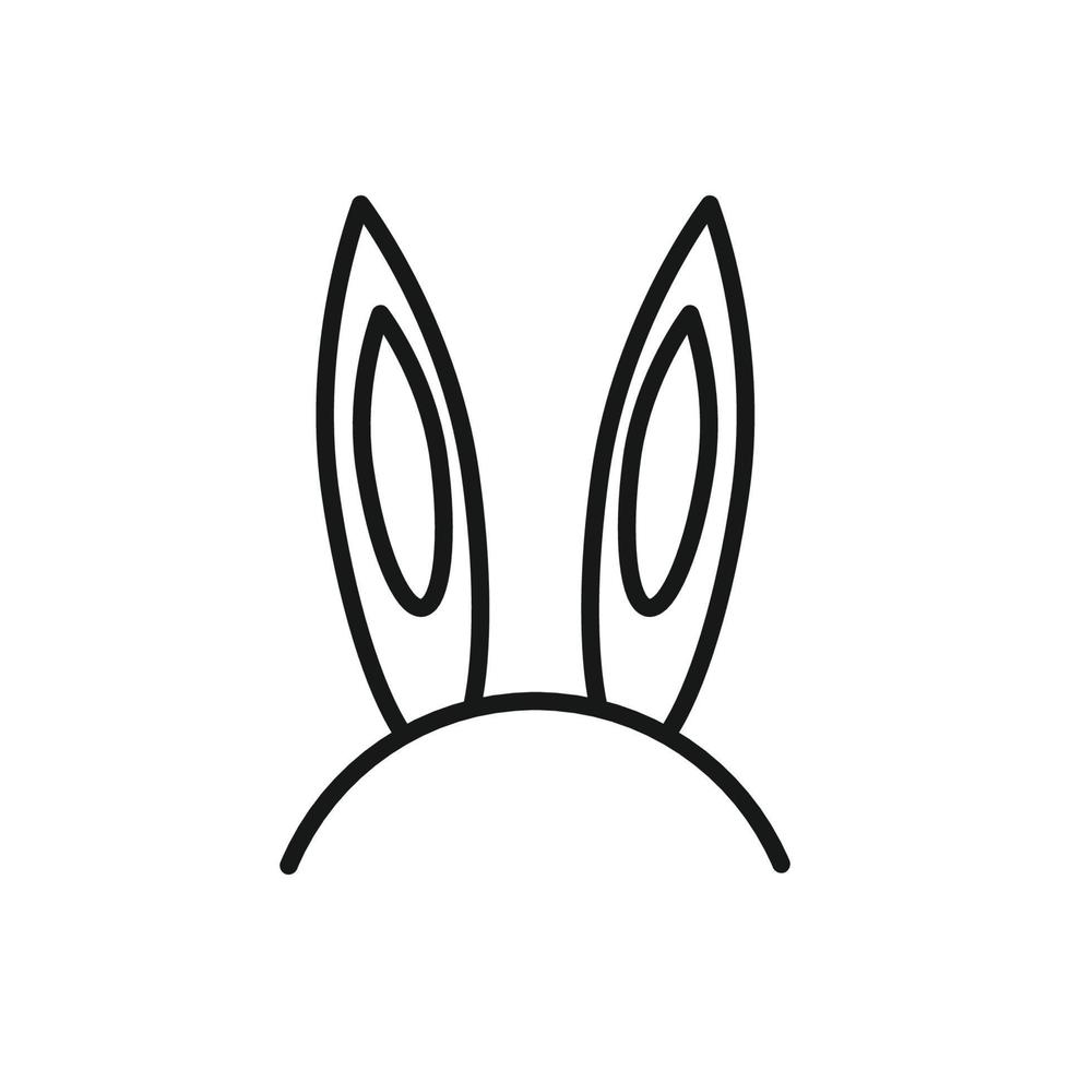 modifiable icône de lapin ou lapin, vecteur illustration isolé sur blanc Contexte. en utilisant pour présentation, site Internet ou mobile app