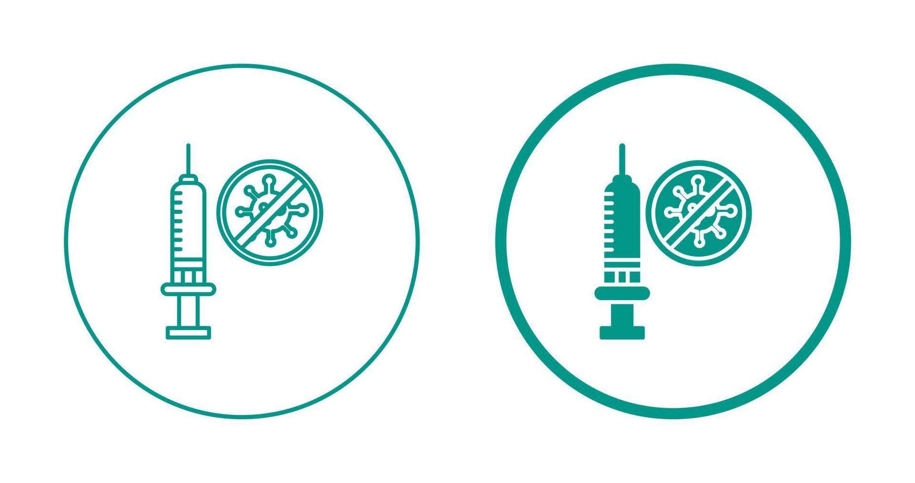 icône de vecteur de vaccin