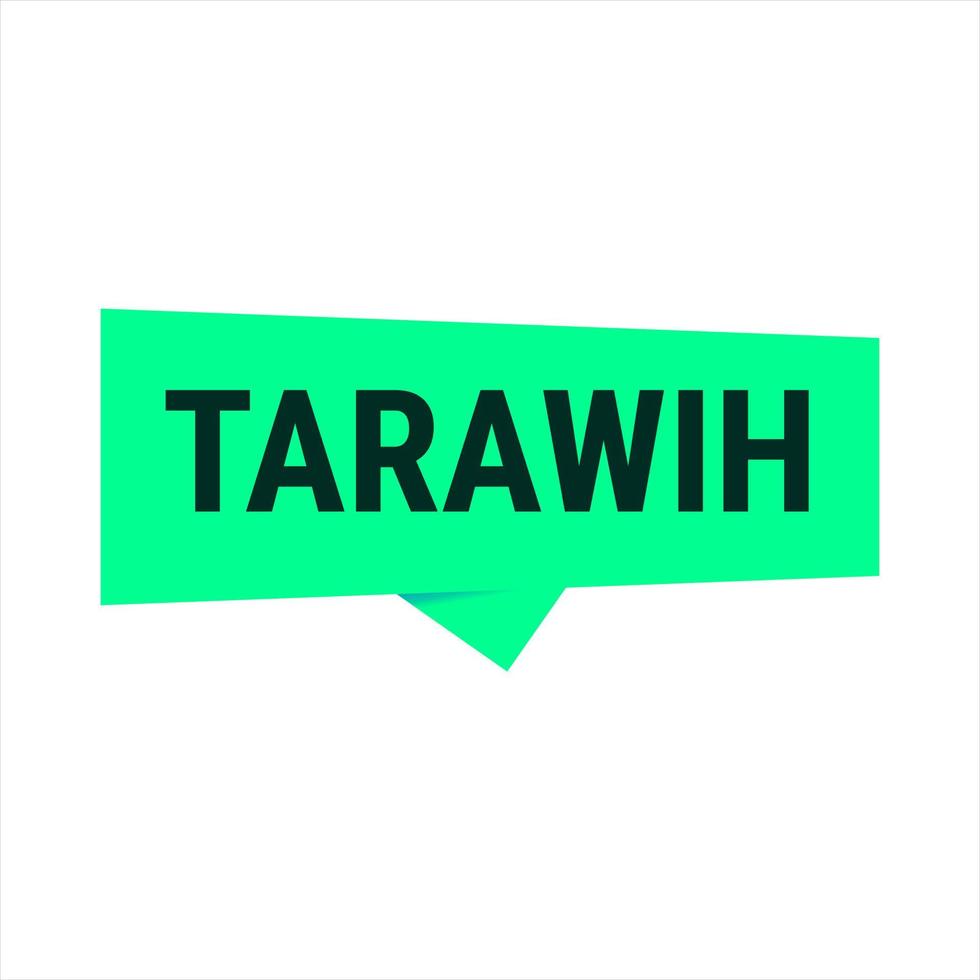 tarawih guider vert vecteur faire appel à bannière avec conseils pour une épanouissant Ramadan expérience