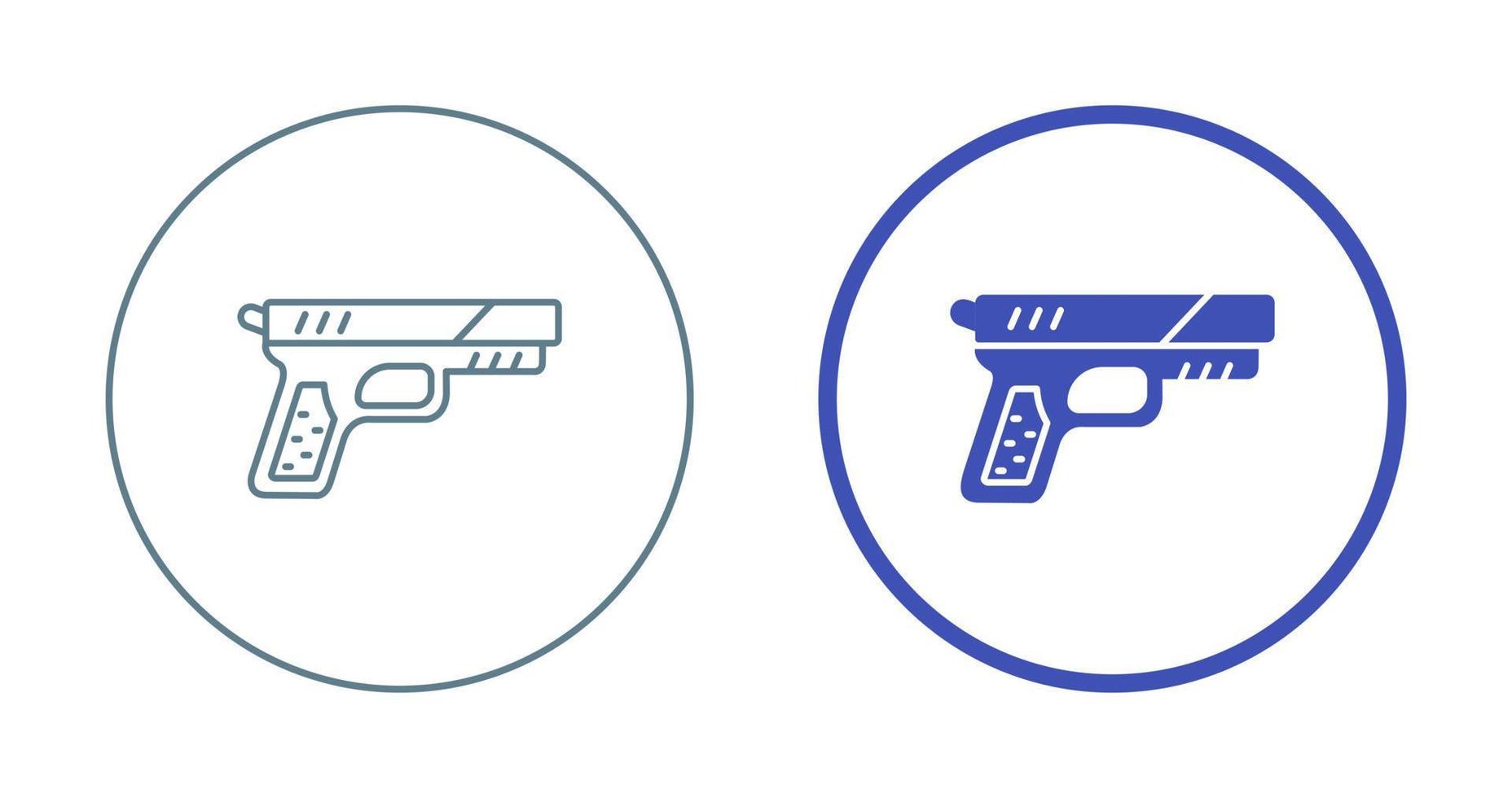 icône de vecteur de pistolet