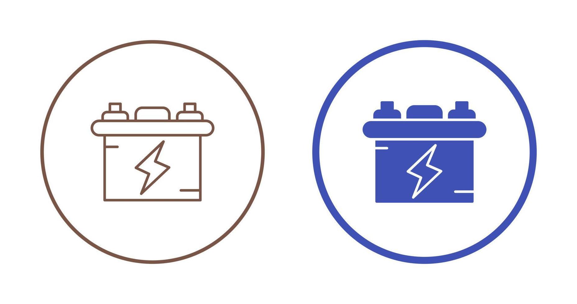 icône de vecteur de batterie