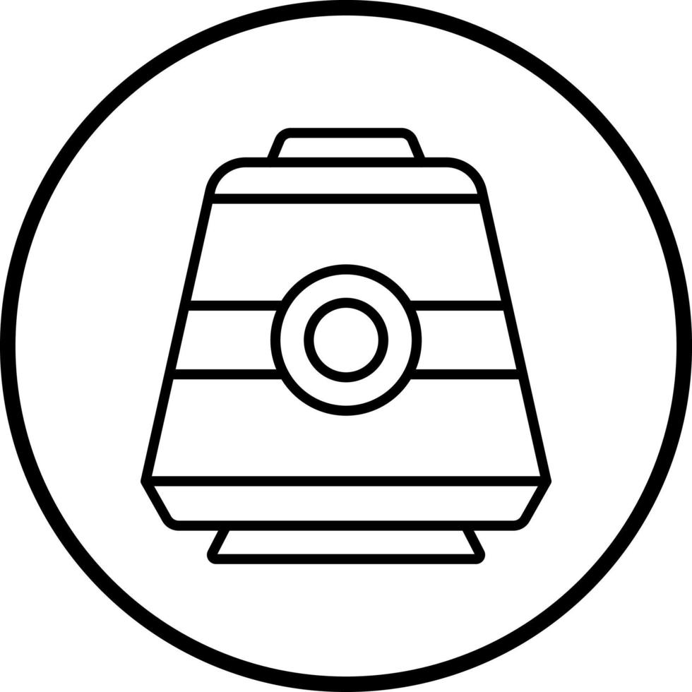 espace capsule vecteur icône style