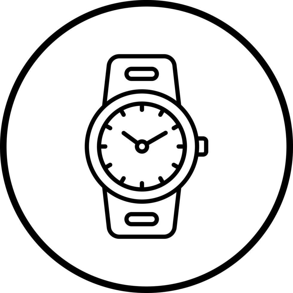 montre-bracelet vecteur icône style