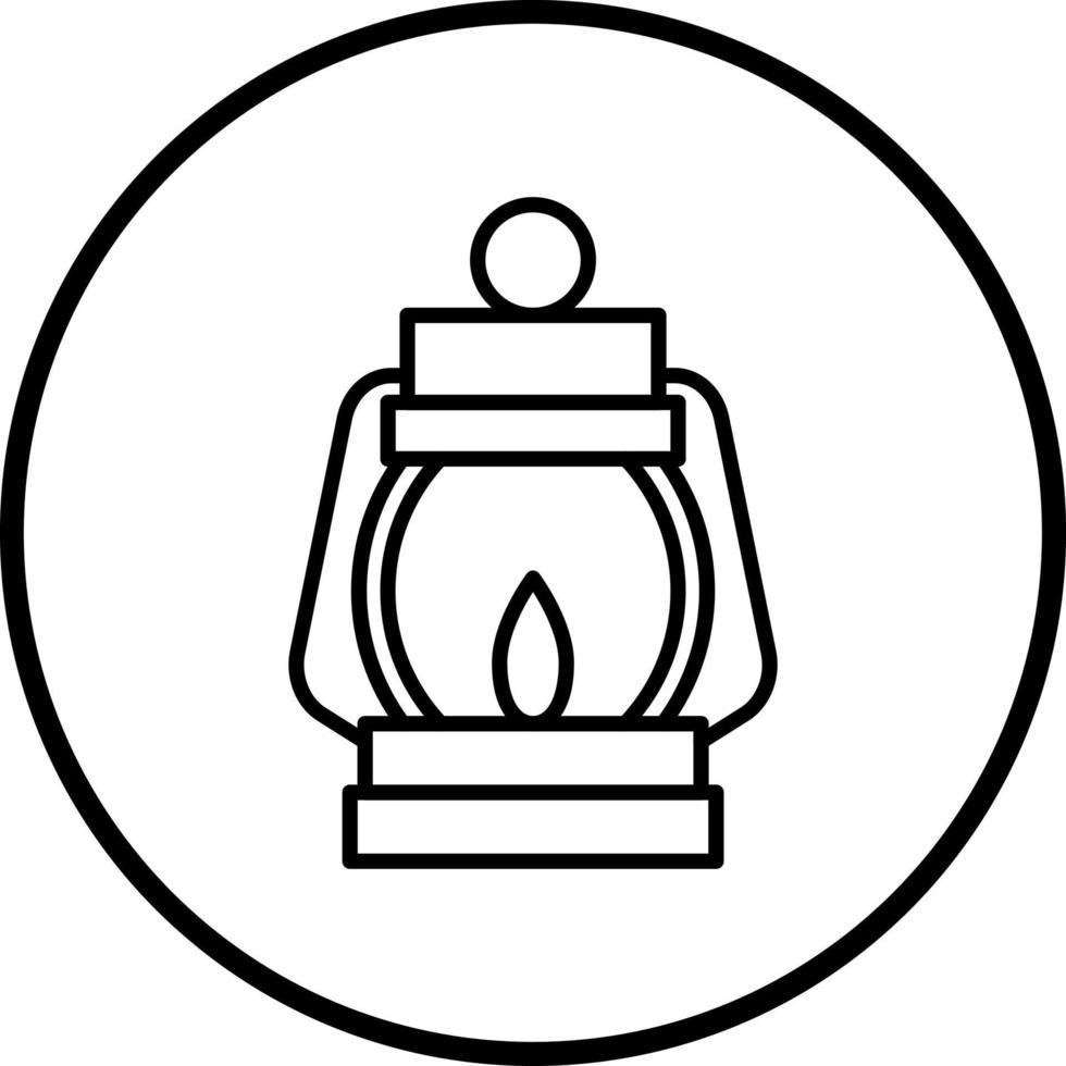 lanterne vecteur icône style