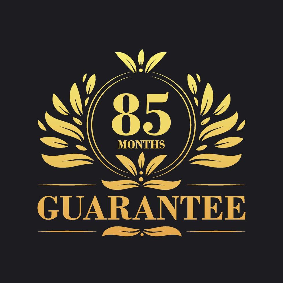 85 mois garantie logo vecteur, 85 mois garantie signe symbole vecteur