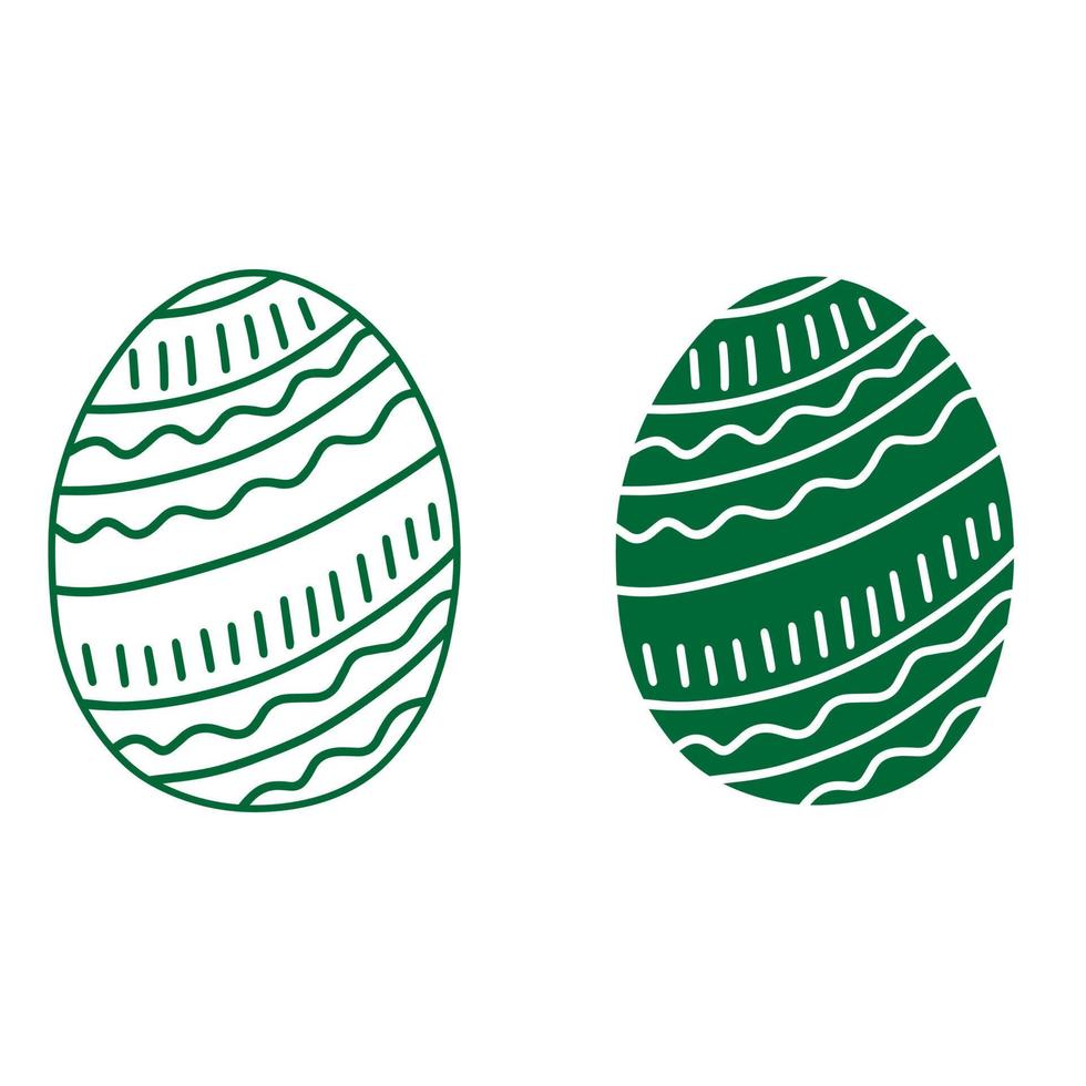 Pâques Oeuf icône vecteur. Pâques illustration signe collection. Oeuf symbole ou logo. vecteur