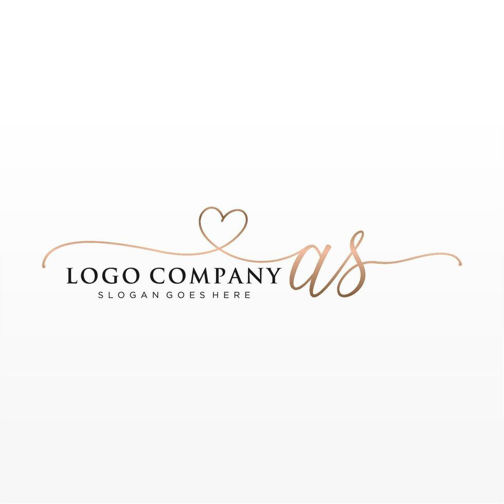 initiale comme féminin logo collections modèle. écriture logo de initiale signature, mariage, mode, bijoux, boutique, floral et botanique avec Créatif modèle pour tout entreprise ou entreprise. vecteur