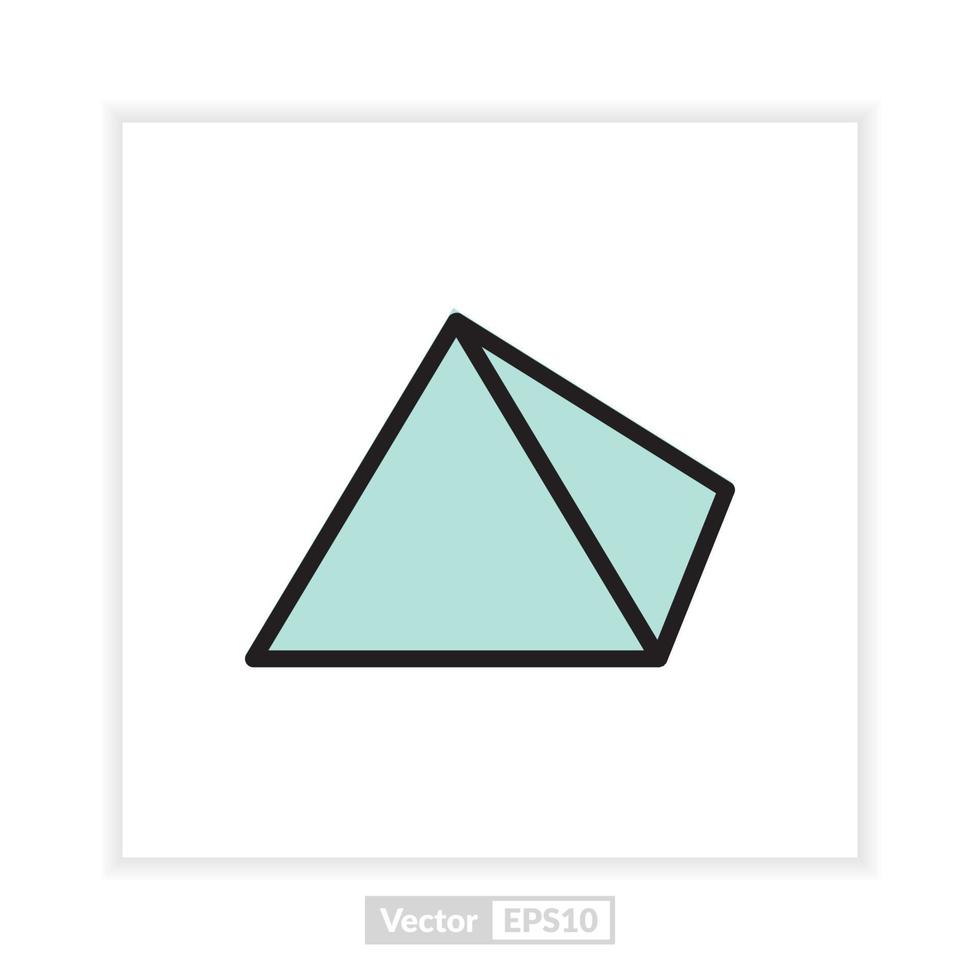 pyramide forme illustration vecteur graphique