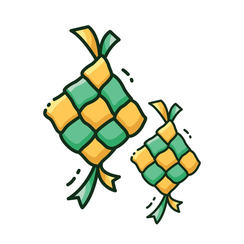 illustration vecteur graphique de le ketupat.