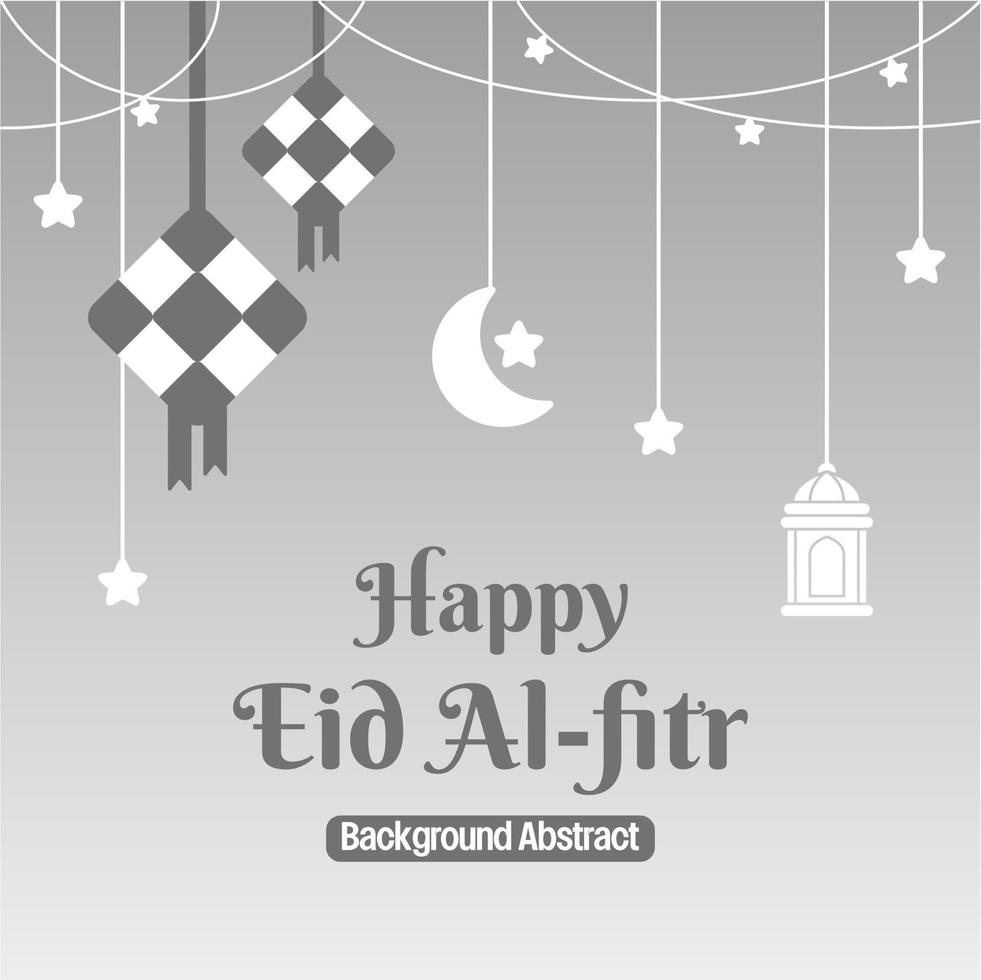 modifiable eid vente affiche modèle. avec diamant ornements, lune, étoiles et lanternes. conception pour social médias et la toile. islamique vecteur illustration