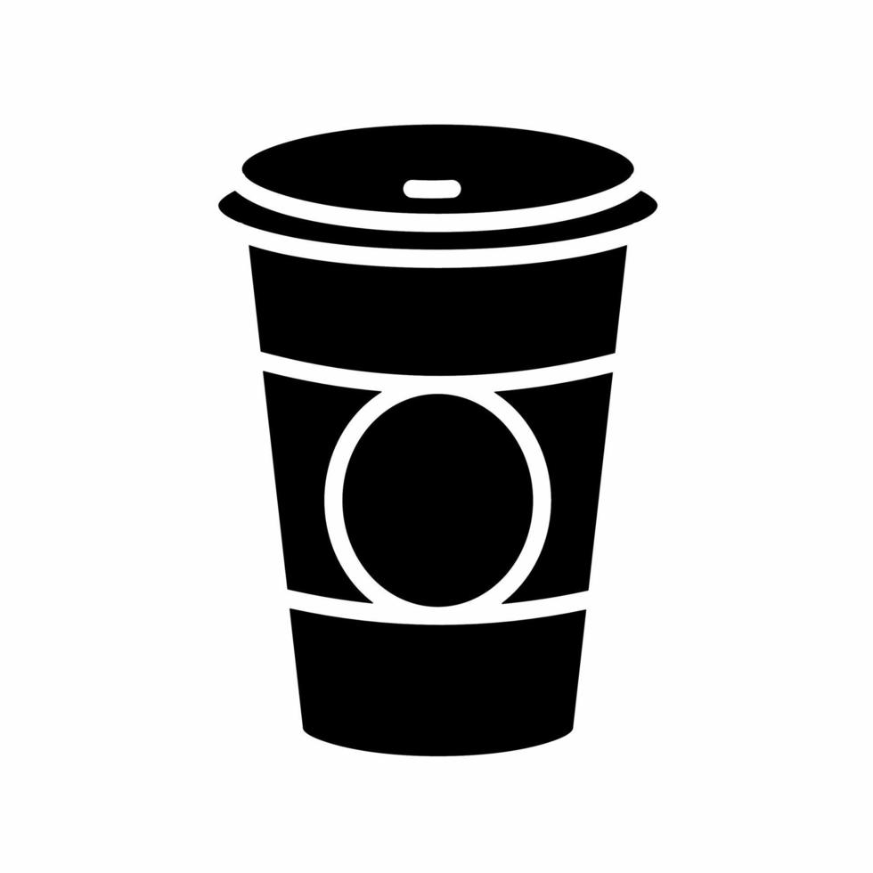 café tasse icône Facile vecteur illustration.
