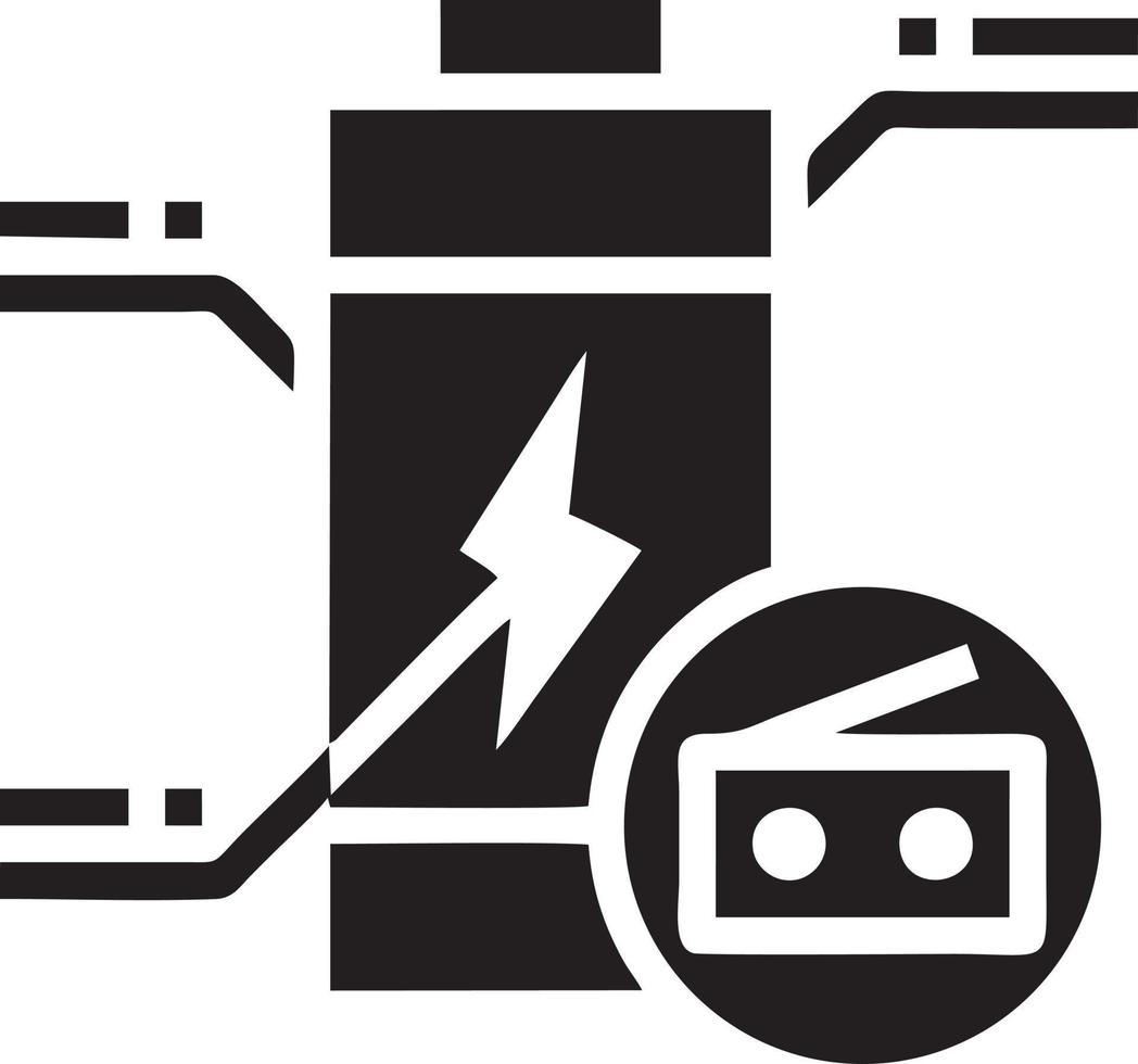 batterie énergie icône symbole vecteur image. illustration de le piles charge électrique icône conception image. eps dix