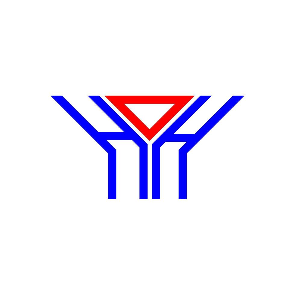 hoh lettre logo Créatif conception avec vecteur graphique, hoh Facile et moderne logo.