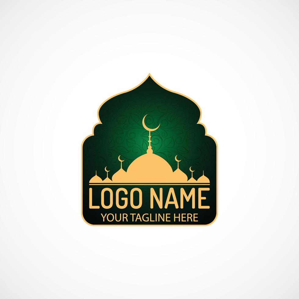 islamique logo modèle conception vecteur