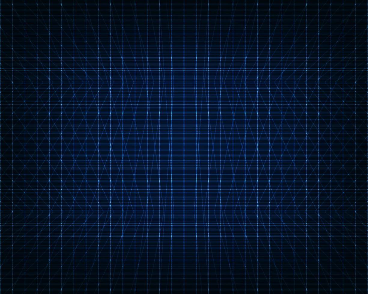 technologie abstraite concept futuriste rougeoyante ligne bleue fond de grille et texture vecteur