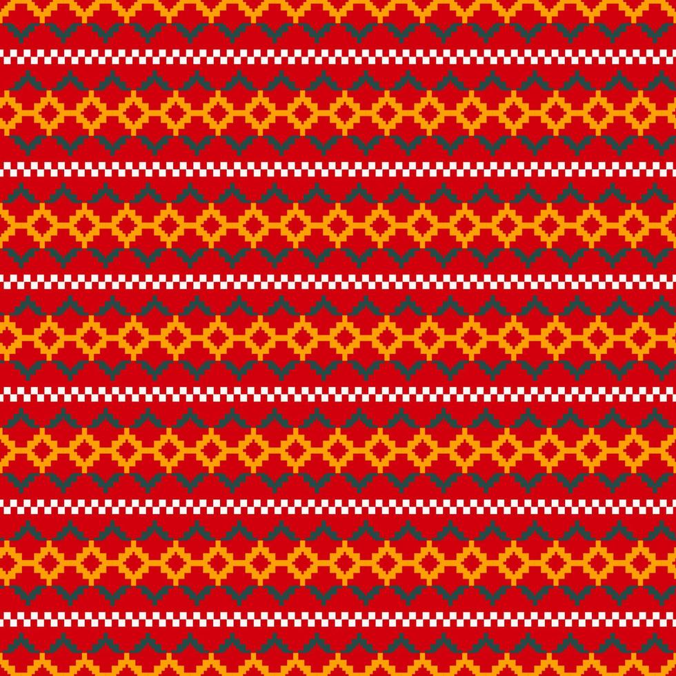 ethnique traditionnel coloré tricoter modèle. aztèque géométrique forme sans couture modèle Contexte. ethnique tricot modèle utilisation pour tissu, textile, Accueil décoration éléments, tapisserie, emballage. vecteur