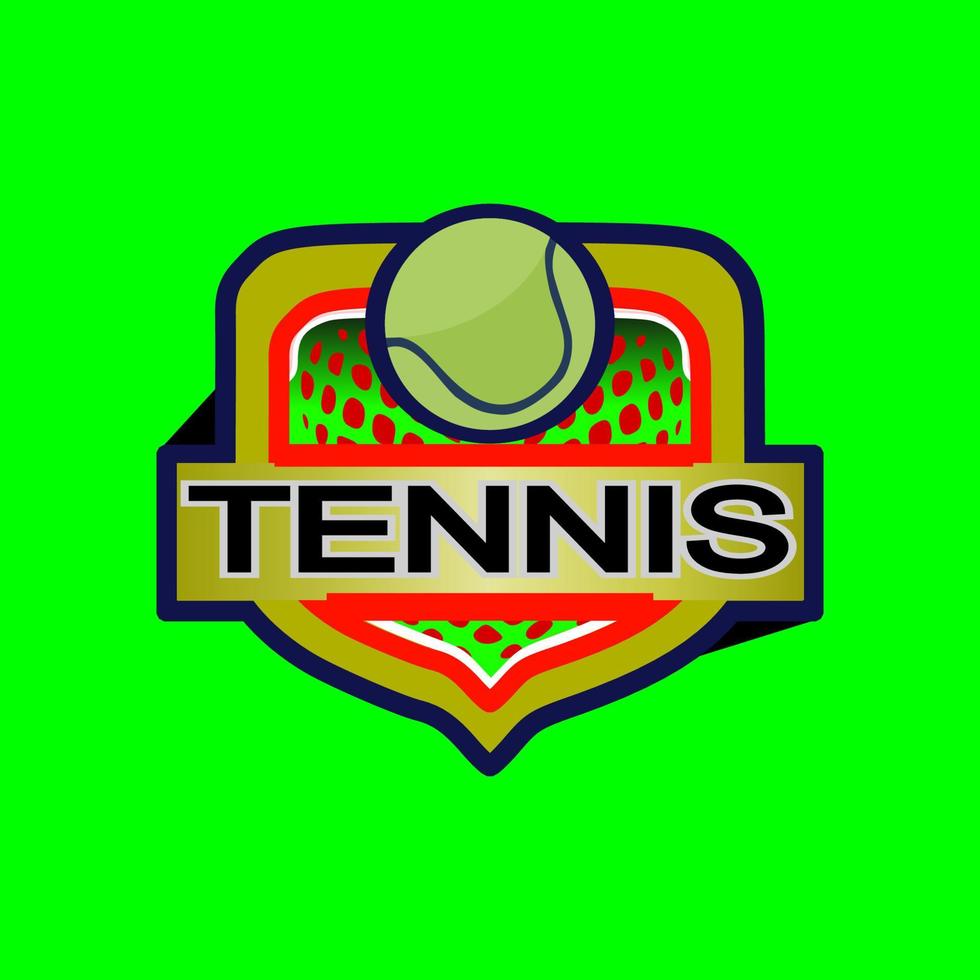 tennis sport logo ou icône vecteur