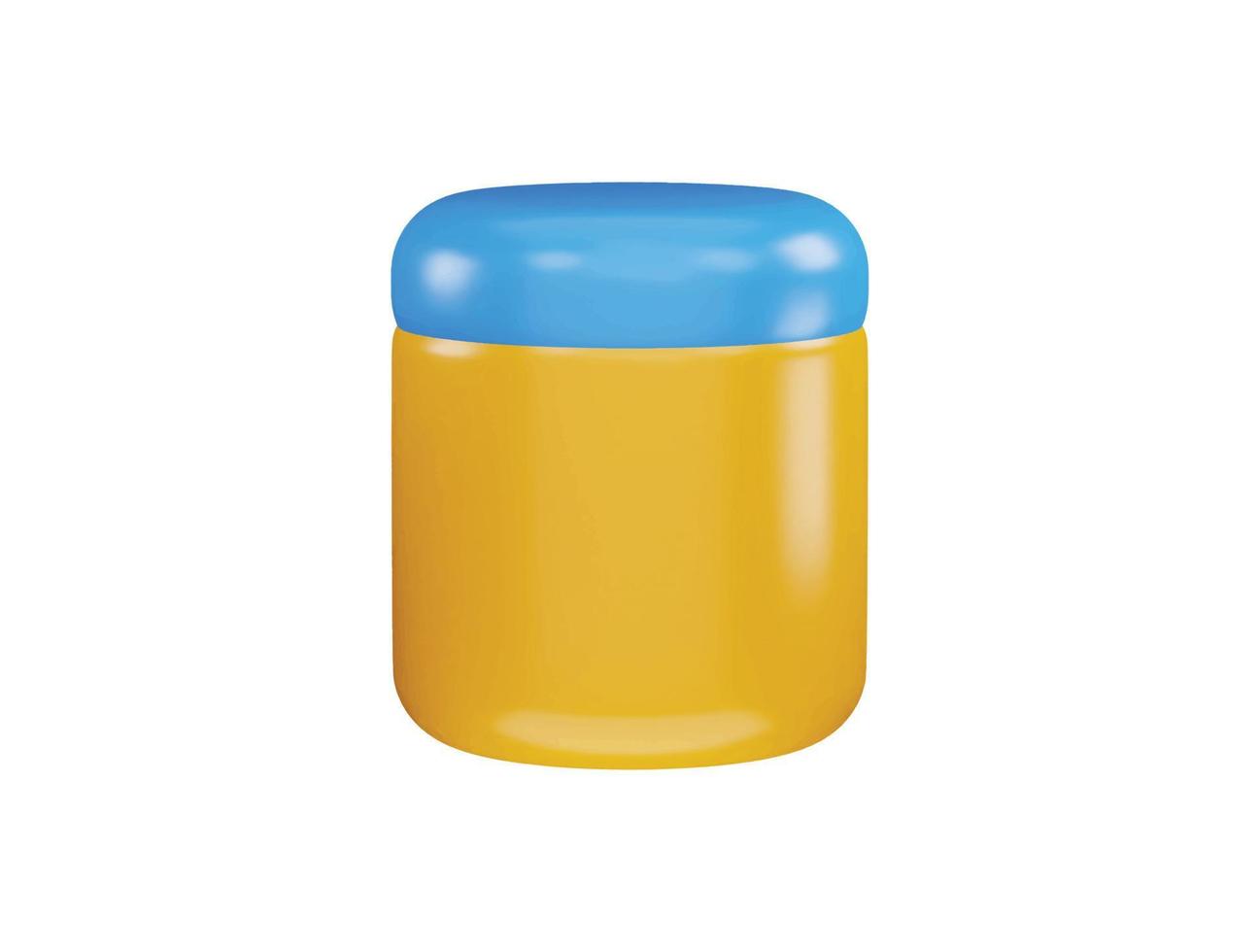 tabouret siège eldora icône 3d le rendu vecteur illustration