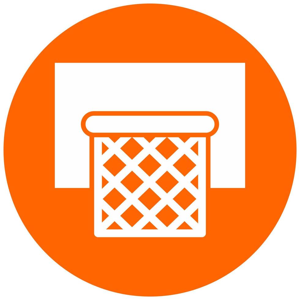 basketball cerceau vecteur icône style