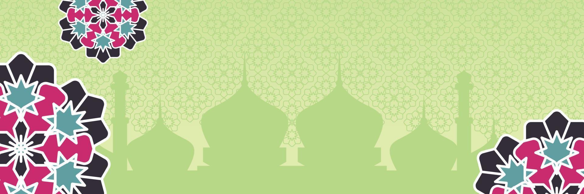 islamique arrière-plan, avec magnifique mandala ornement. vecteur modèle pour bannières, salutation cartes pour islamique vacances, eid Al Fitr, ramadan, eid Al adha