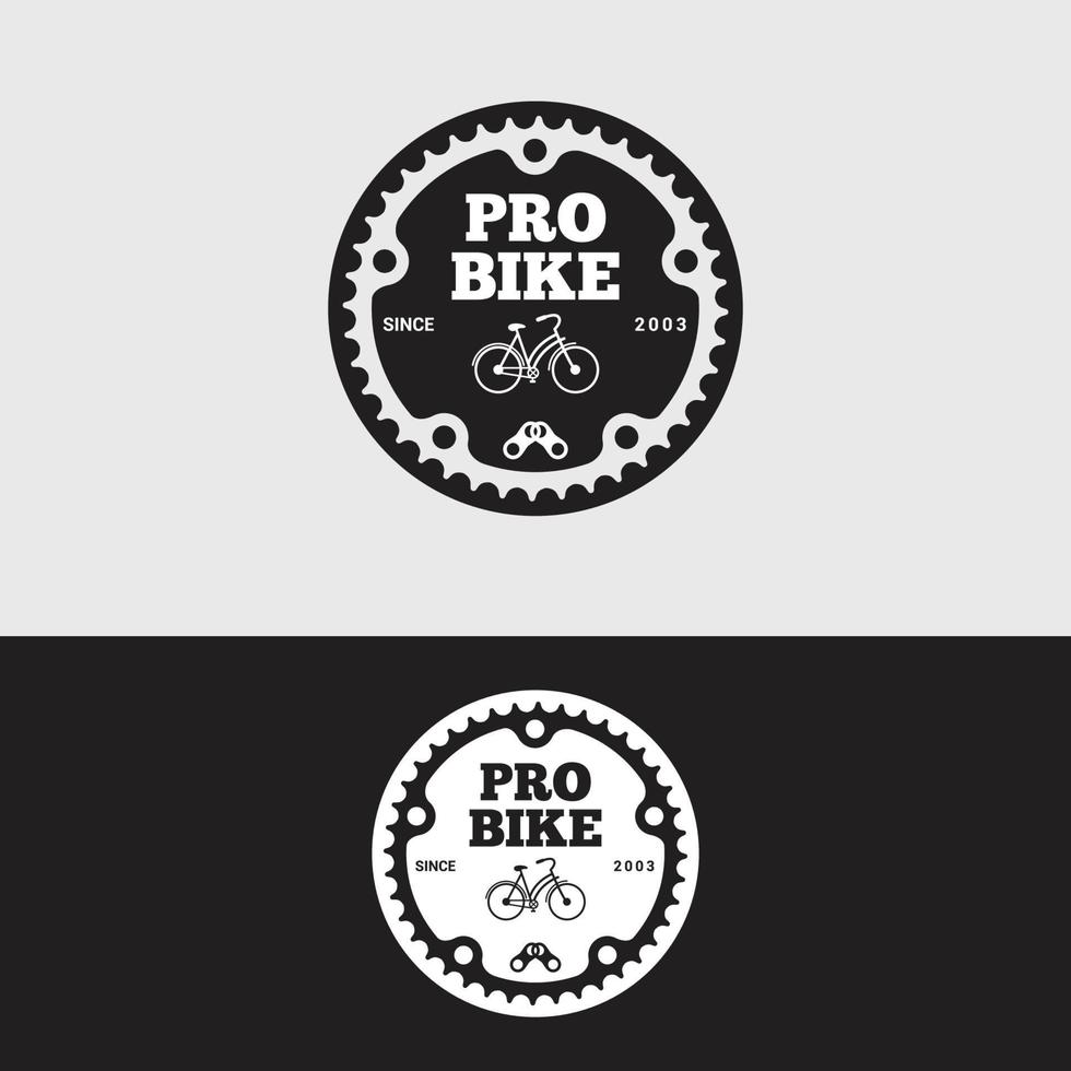 modèle de conception de vecteur de logo de vélo