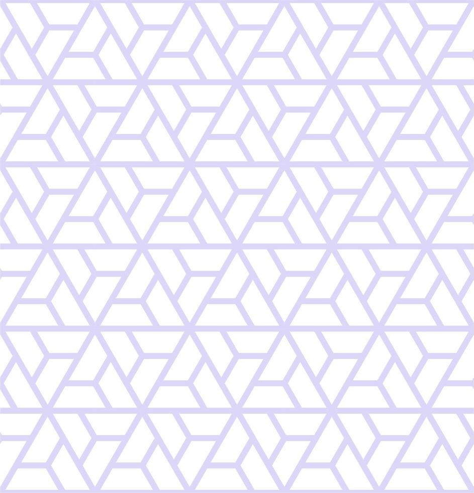 une sans couture modèle avec blanc et violet lignes et Triangles vecteur